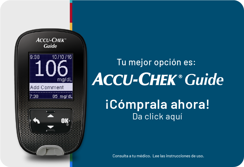 Glucómetro Accu-Chek Guide es tu mejor opción