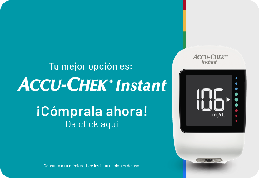 Tu mejor opción es el glucómetro Accu-Chek Guide